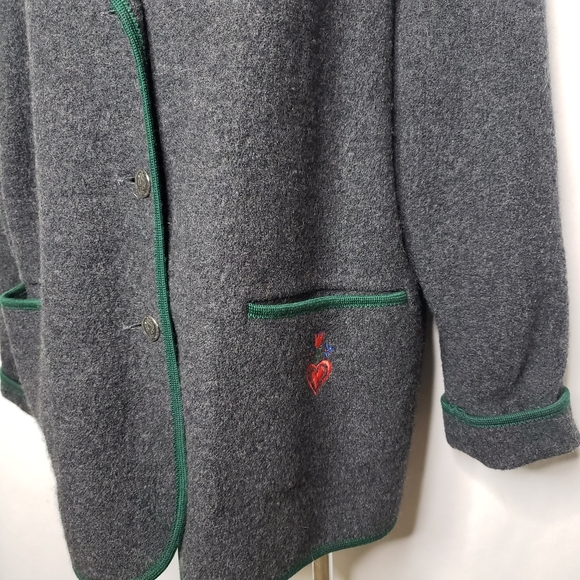 Vintage Wool Embroidered Elegance Jacket - Picture 2 of 10